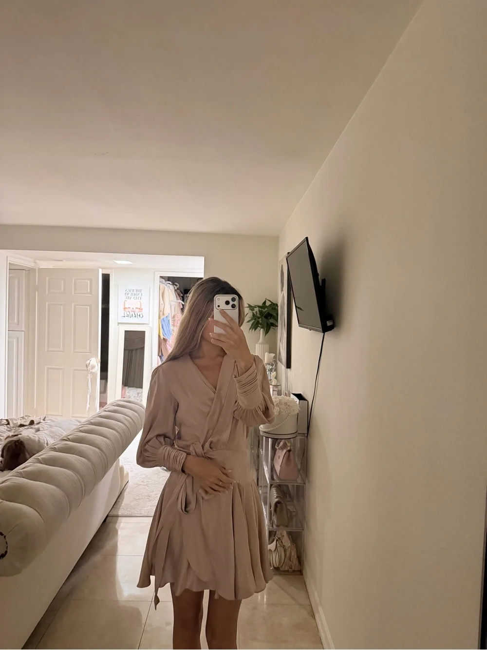 Zimmermann silk wrap dress